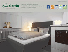 Tablet Screenshot of haus-katrin.de